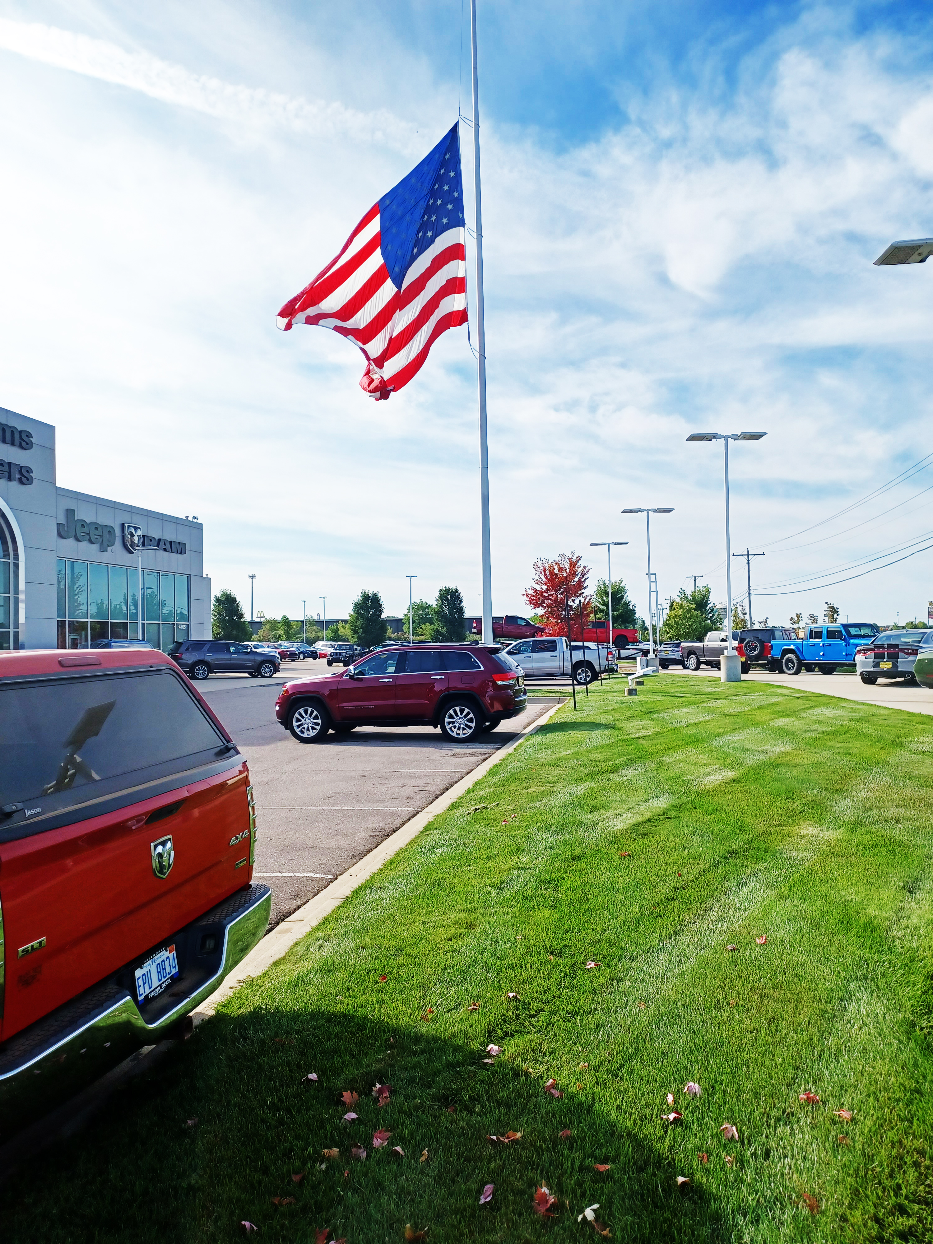 Flag at Williams Brothers